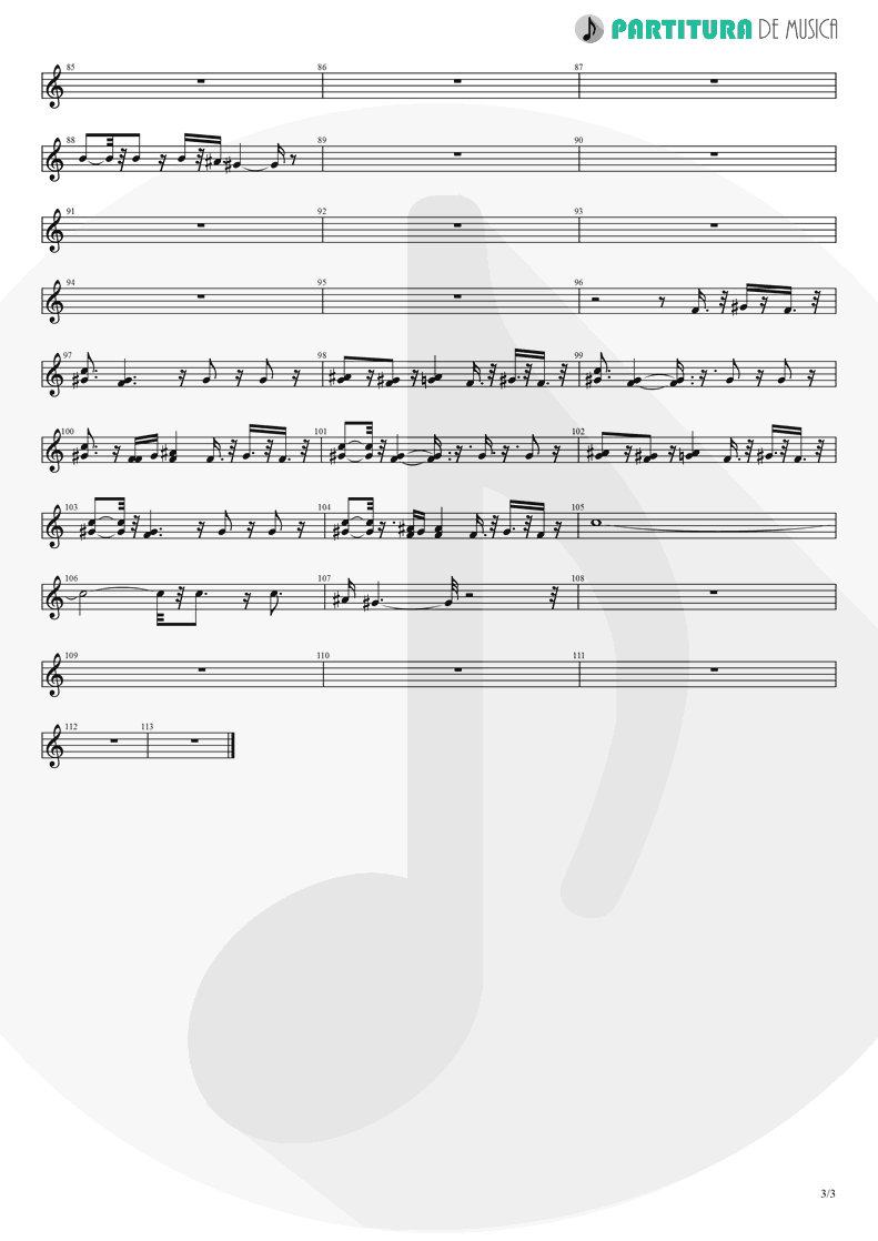 Partitura de musica de Piano - Tribal Dance | 2 Unlimited | No Limits 1993 - pag 3