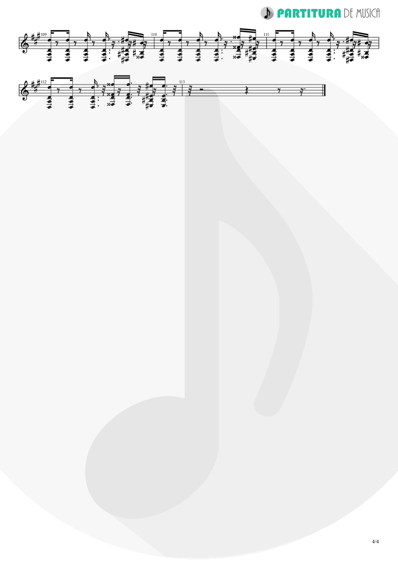 Partitura de musica de Saxofone Alto - Tribal Dance | 2 Unlimited | No Limits 1993 - pag 4