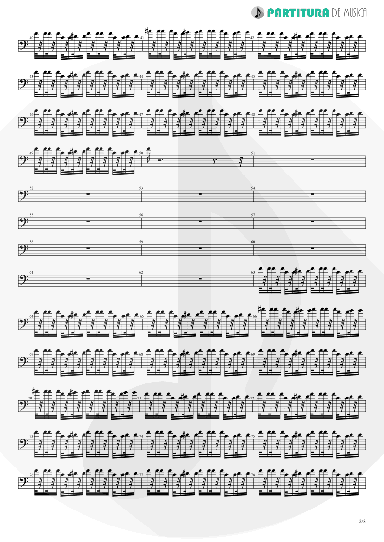 Partitura de musica de Teclado - Tribal Dance | 2 Unlimited | No Limits 1993 - pag 2