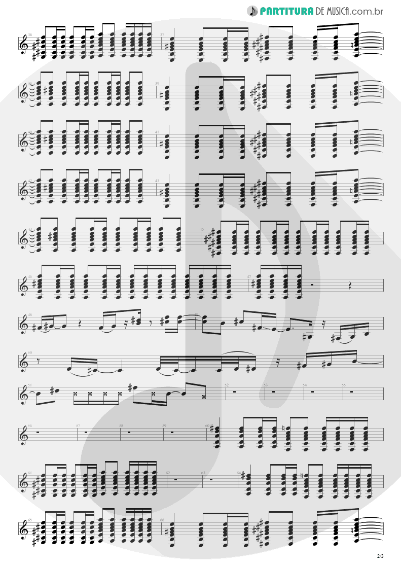 Partitura de musica de Guitarra Elétrica - Got Me Wrong | Alice in Chains | MTv Unplugged 1996 - pag 2