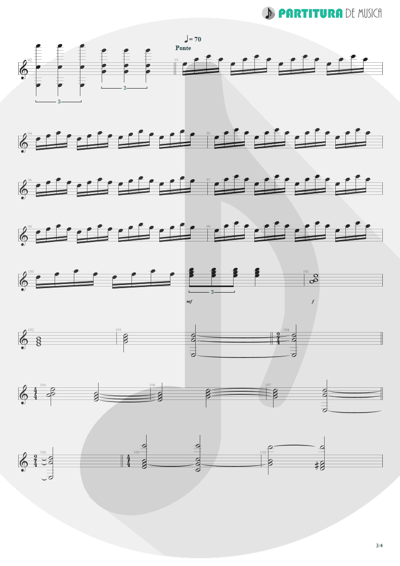 Partitura de musica de Teclado - Tears Of The Dragon | Bruce Dickinson | Balls to Picasso 1994 - pag 3