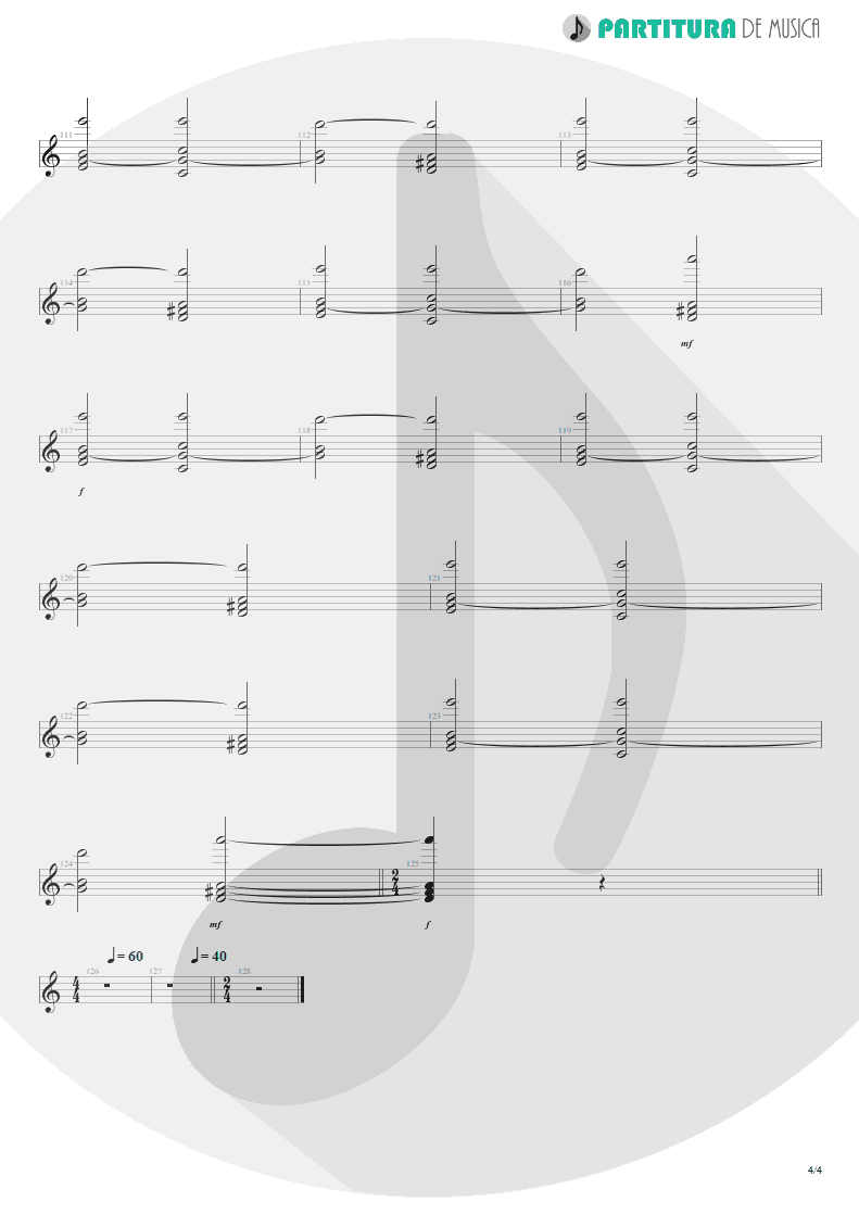 Partitura de musica de Teclado - Tears Of The Dragon | Bruce Dickinson | Balls to Picasso 1994 - pag 4