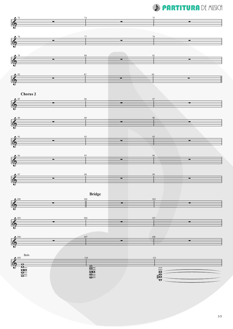 Partitura de musica de Piano - Another Day | Dagoba | Dagoba 2003 - pag 3