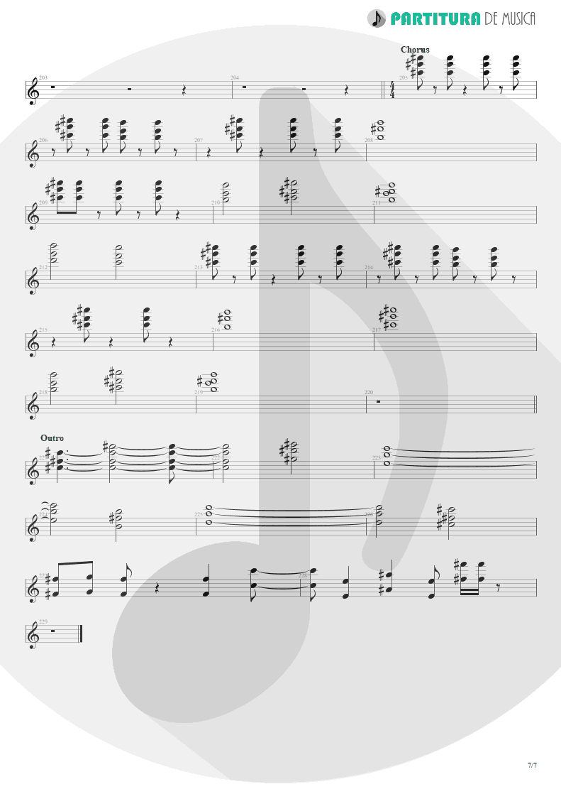 Partitura de musica de Teclado - Under A Glass Moon | Dream Theater | Images and Words 1992 - pag 7