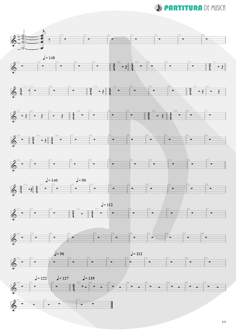 Partitura de musica de Canto - Another Hand / The Killing Hand | Dream Theater | Live at the Marquee 1993 - pag 5