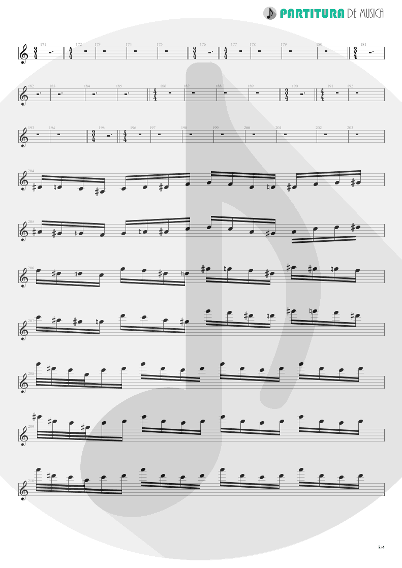 Partitura de musica de Teclado - Another Hand / The Killing Hand | Dream Theater | Live at the Marquee 1993 - pag 3