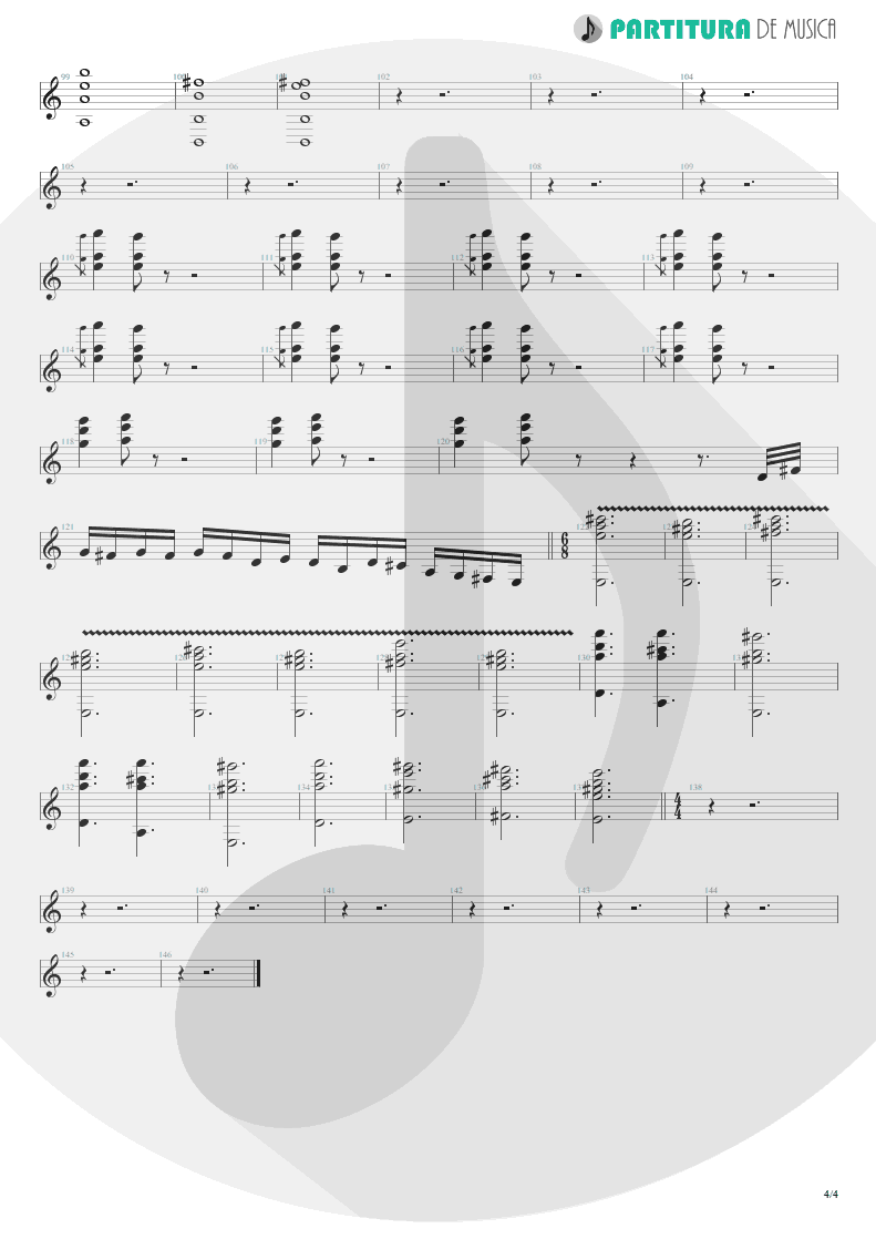 Partitura de musica de Teclado - 6:00 | Dream Theater | Awake 1994 - pag 4