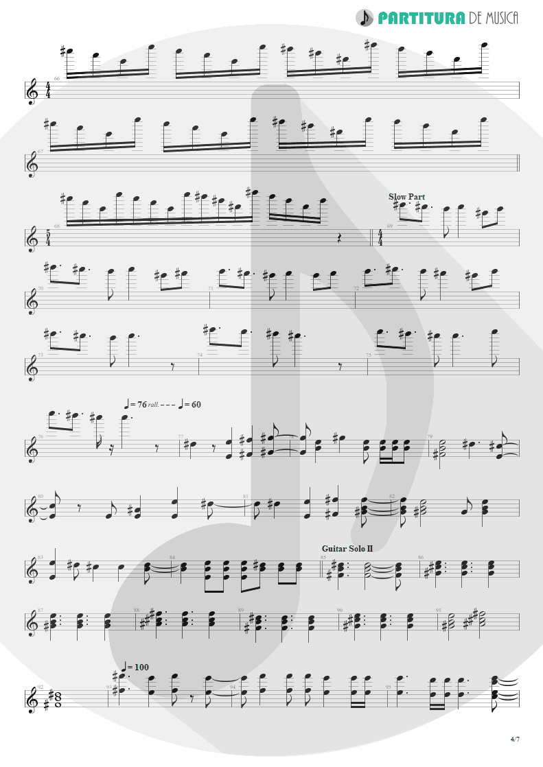 Partitura de musica de Teclado - Erotomania | Dream Theater | Awake 1994 - pag 4