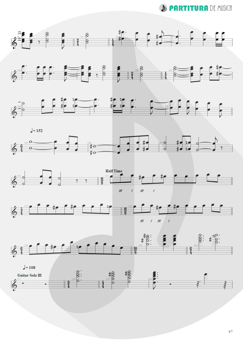 Partitura de musica de Teclado - Erotomania | Dream Theater | Awake 1994 - pag 5