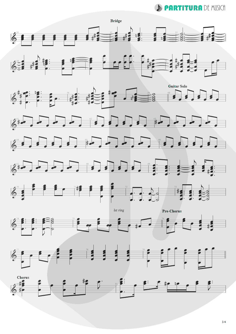 Partitura de musica de Piano - Anna Lee | Dream Theater | Falling into Infinity 1997 - pag 3