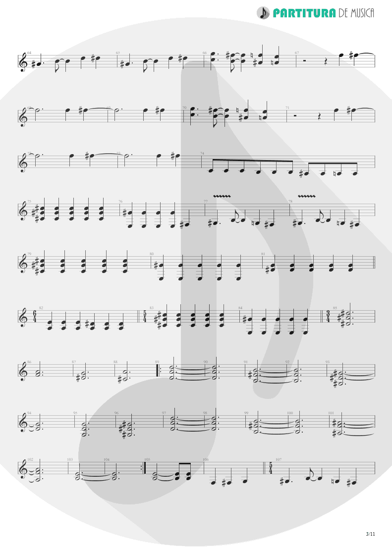 Partitura de musica de Teclado - Beyond This Life | Dream Theater | Metropolis Pt. 2: Scenes from a Memory 1999 - pag 3