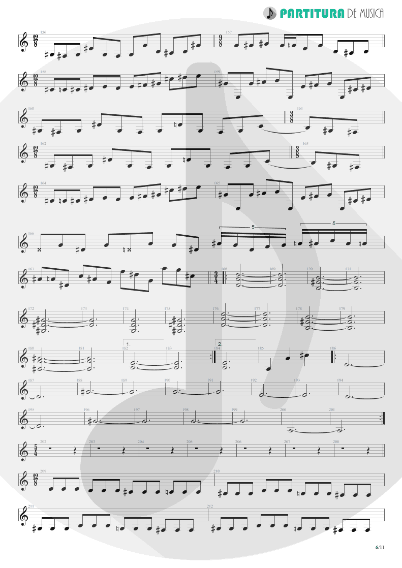 Partitura de musica de Teclado - Beyond This Life | Dream Theater | Metropolis Pt. 2: Scenes from a Memory 1999 - pag 6