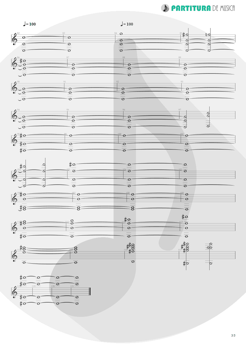Partitura de musica de Teclado - Goodnight Kiss | Dream Theater | Six Degrees of Inner Turbulence 2002 - pag 3