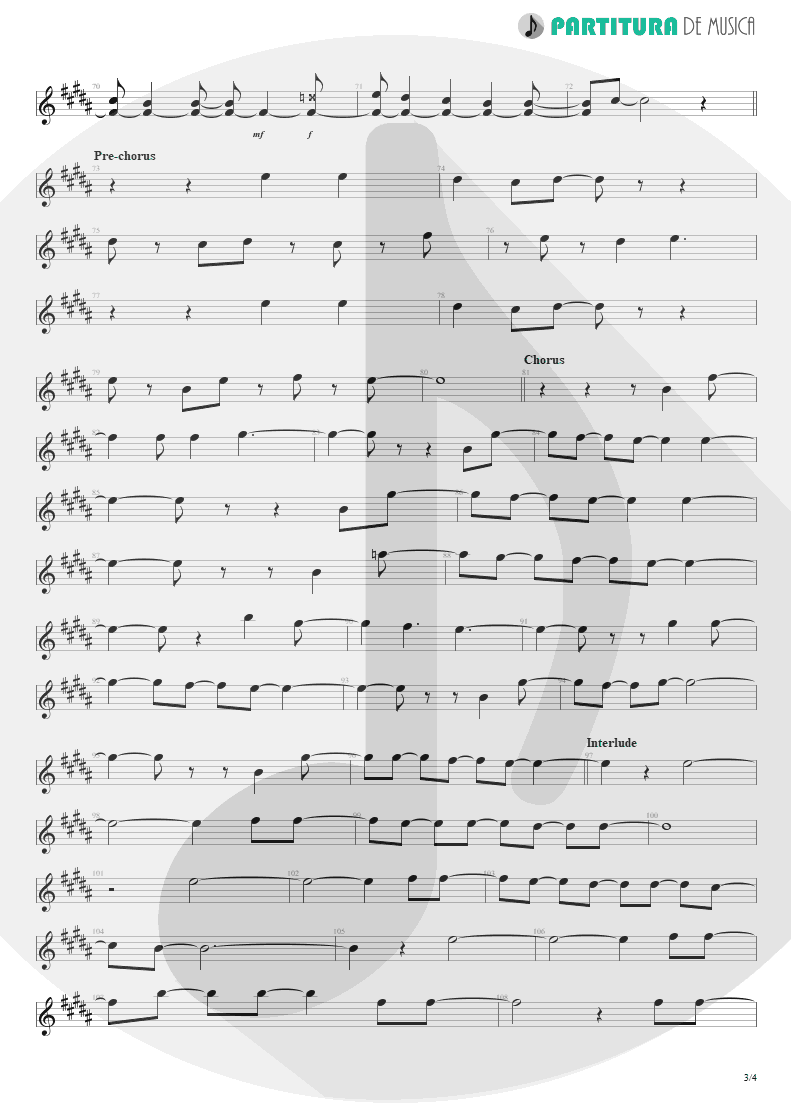 Partitura de musica de Canto - I Walk Beside You | Dream Theater | Octavarium 2005 - pag 3