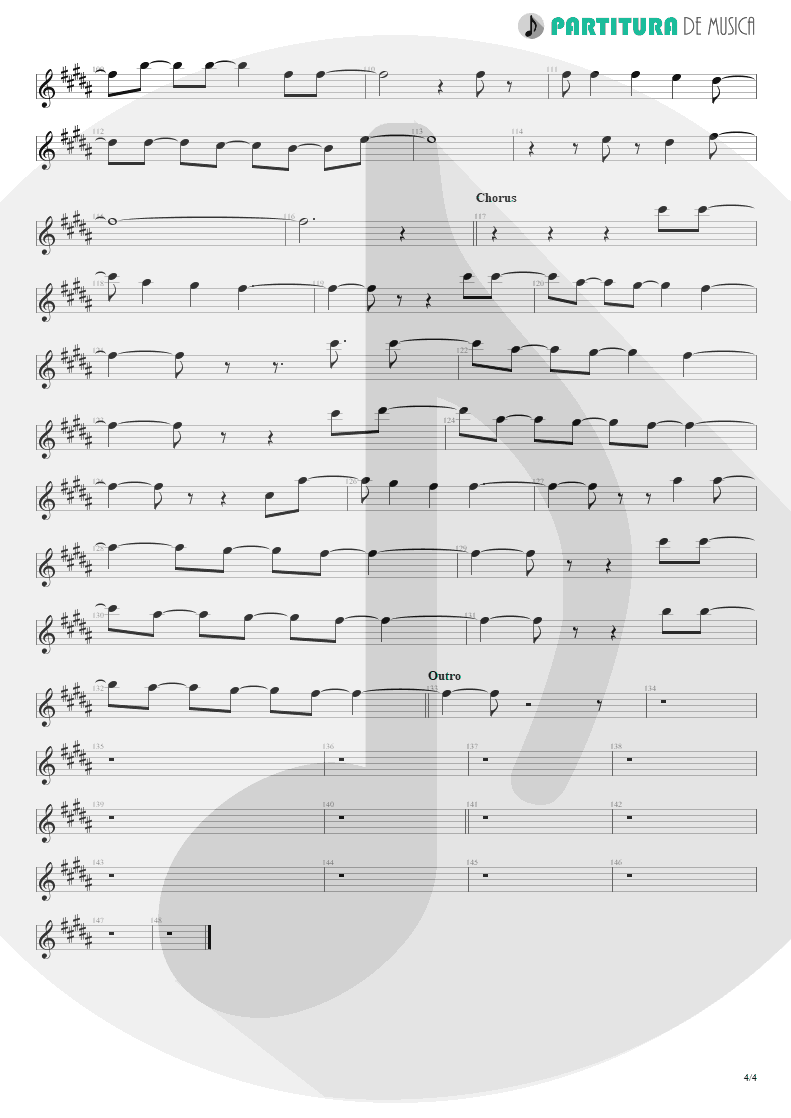 Partitura de musica de Canto - I Walk Beside You | Dream Theater | Octavarium 2005 - pag 4