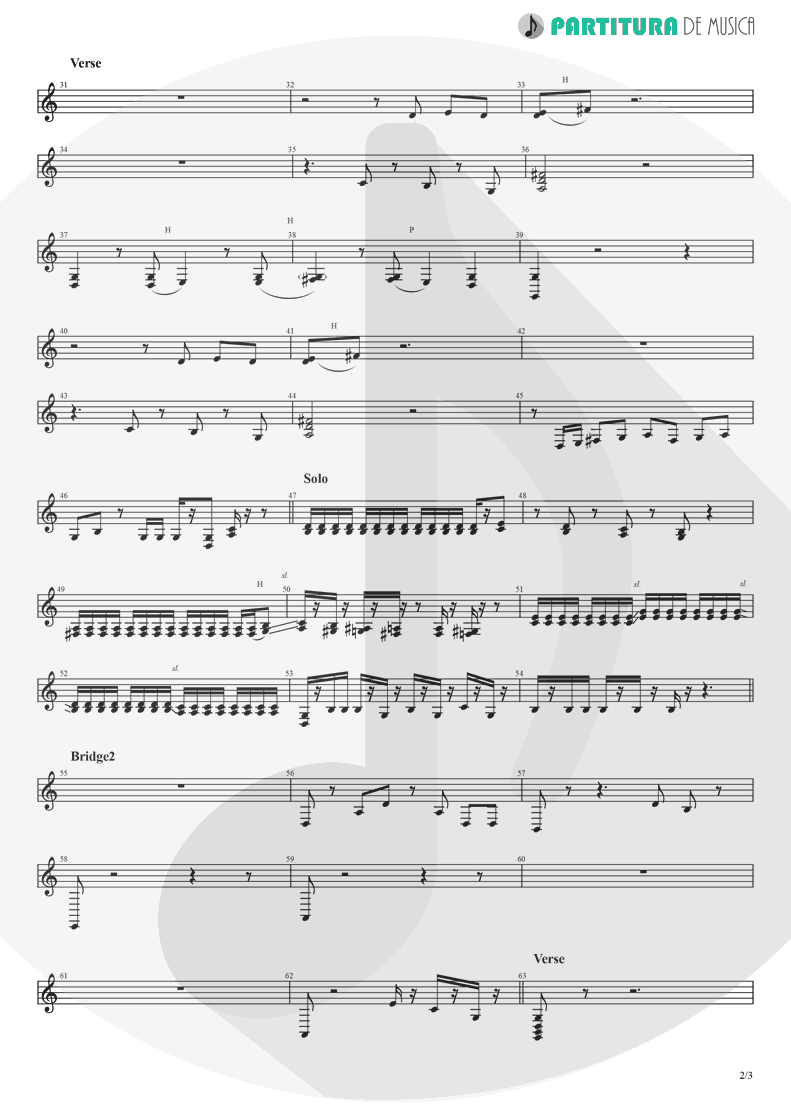 Partitura de musica de Banjo - Tequila Sunrise | Eagles | Desperado 1973 - pag 2