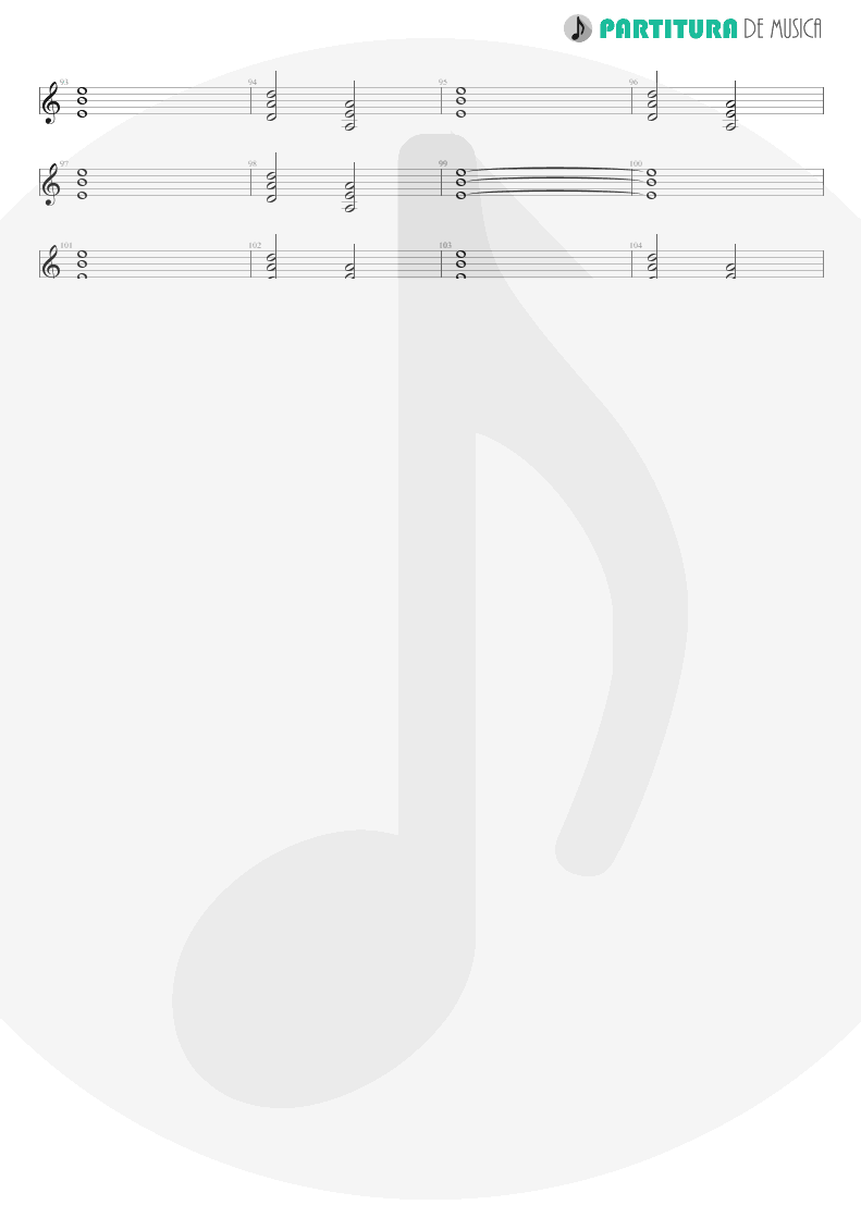 Partitura de musica de Guitarra Elétrica - Midlife Crisis | Faith No More | Angel Dust 1992 - pag 3