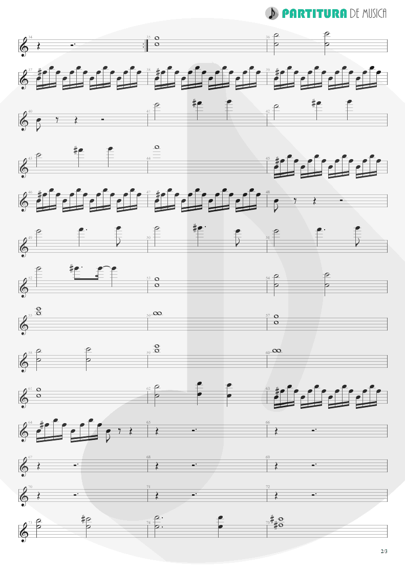 Partitura de musica de Teclado - King For A Day | Faith No More | King for a Day... Fool for a Lifetime 1995 - pag 2