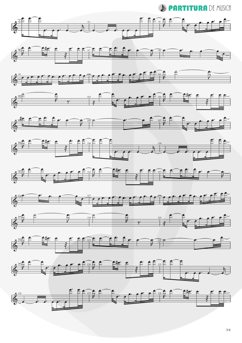 Partitura de musica de Canto - Fanfare and Lucca Theme | Games | Nintendo Game Club 1995 - pag 3