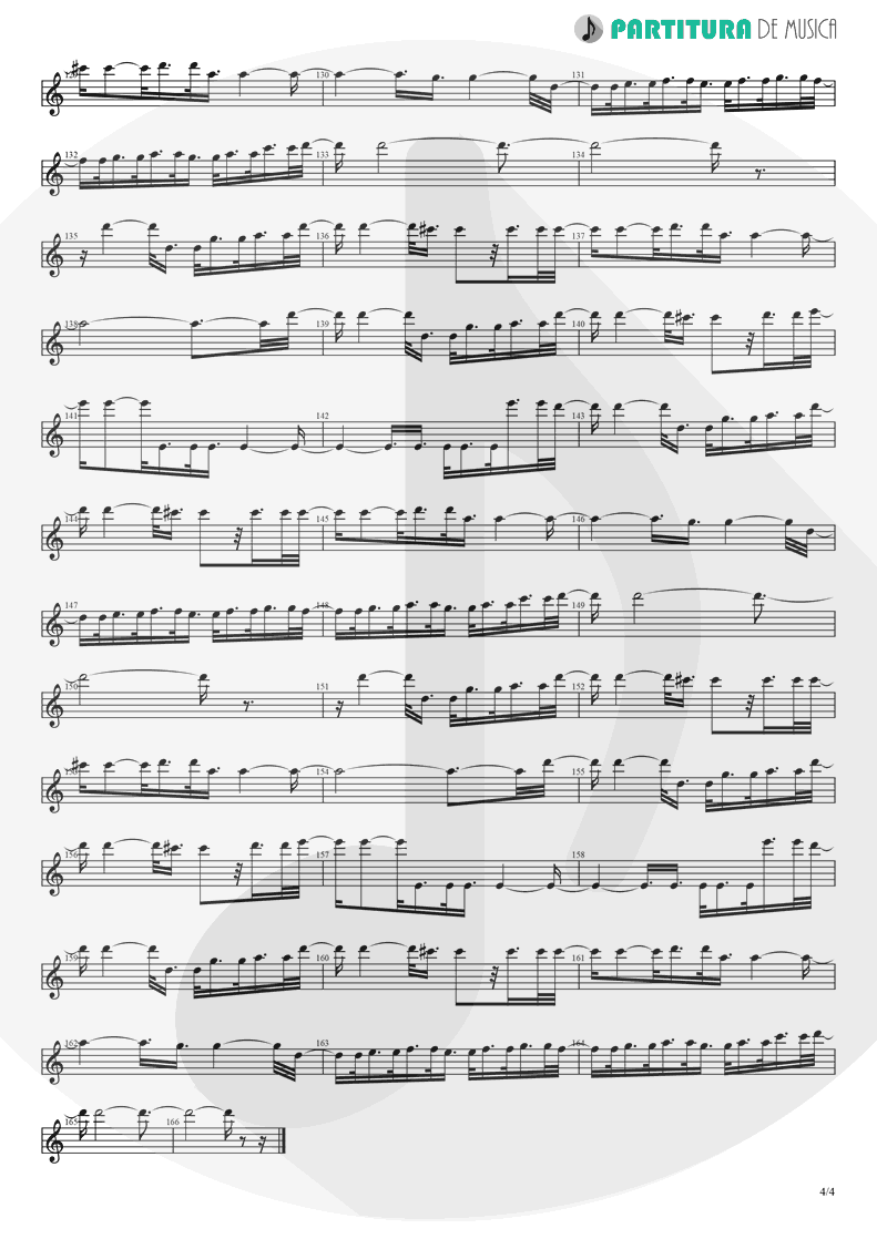 Partitura de musica de Canto - Fanfare and Lucca Theme | Games | Nintendo Game Club 1995 - pag 4