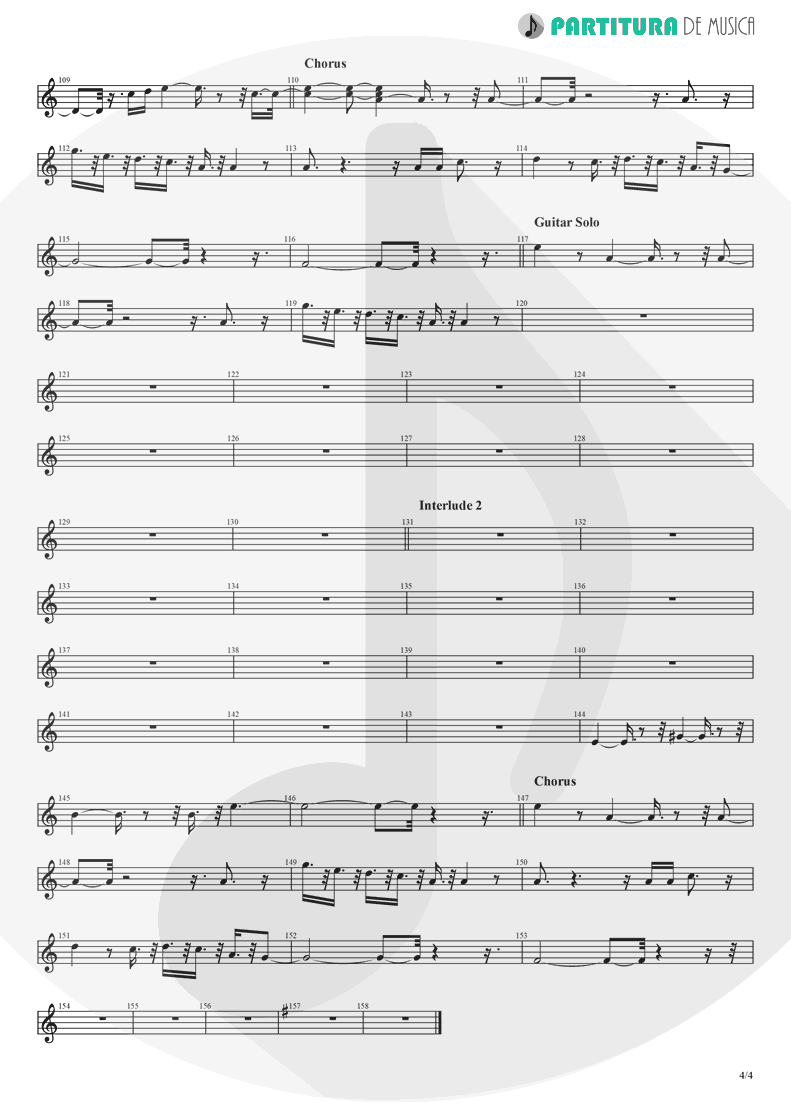 Partitura de musica de Flauta Transversal - Crazy On You | Heart | Dreamboat Annie 1976 - pag 4