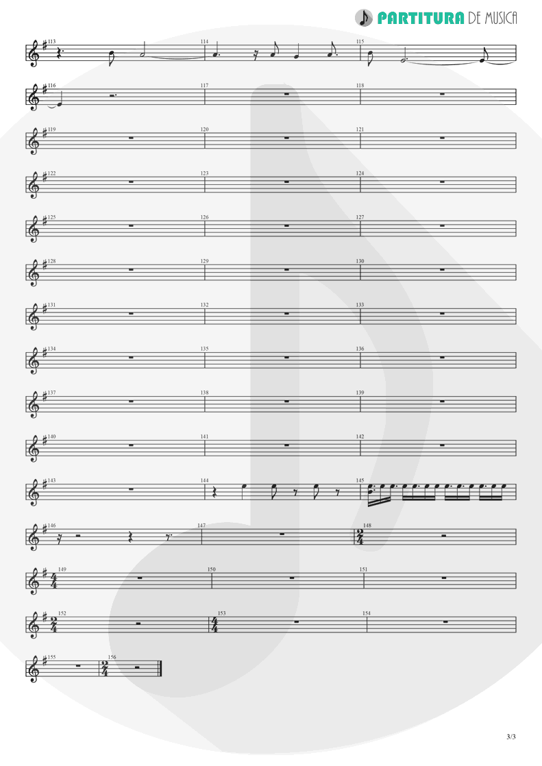 Partitura de musica de Flauta Transversal - Barracuda | Heart | Little Queen 1977 - pag 3