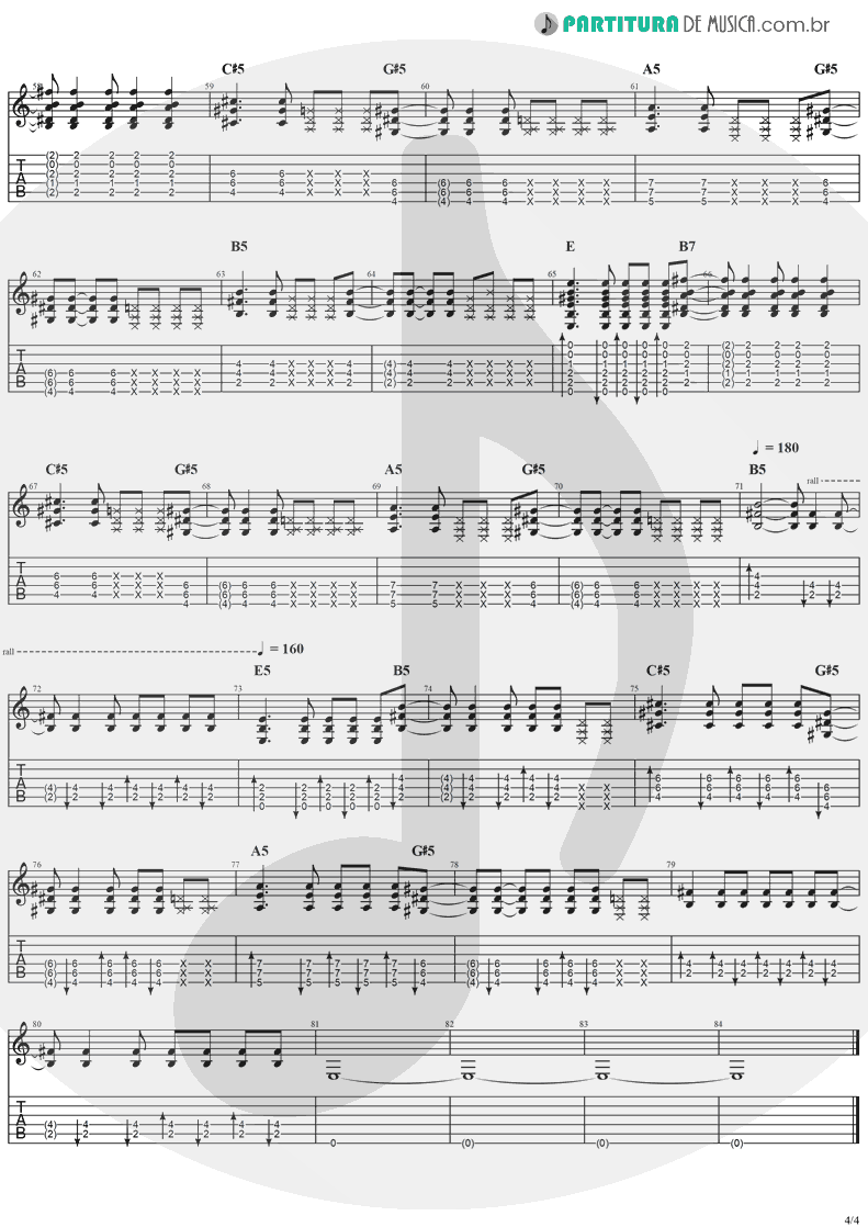 Tablatura + Partitura de musica de Violão - Moonshine | Jack Johnson | Thicker Than Water 2003 - pag 4