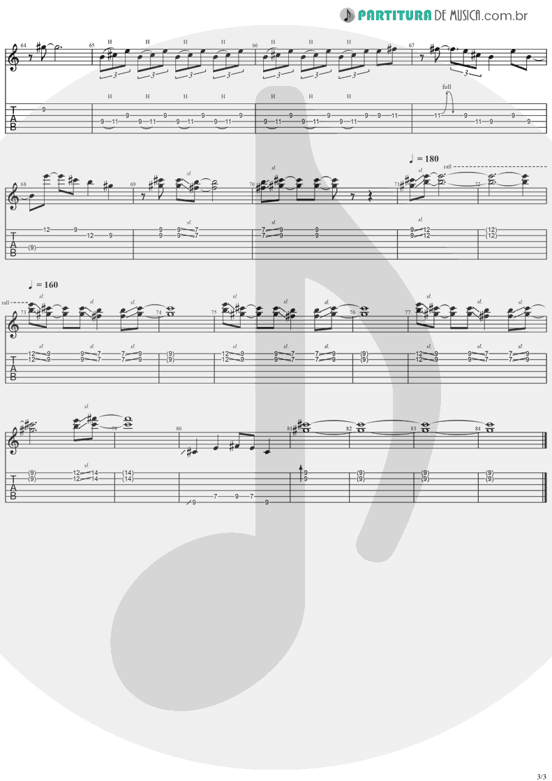 Tablatura + Partitura de musica de Violão - Moonshine | Jack Johnson | Thicker Than Water 2003 - pag 3