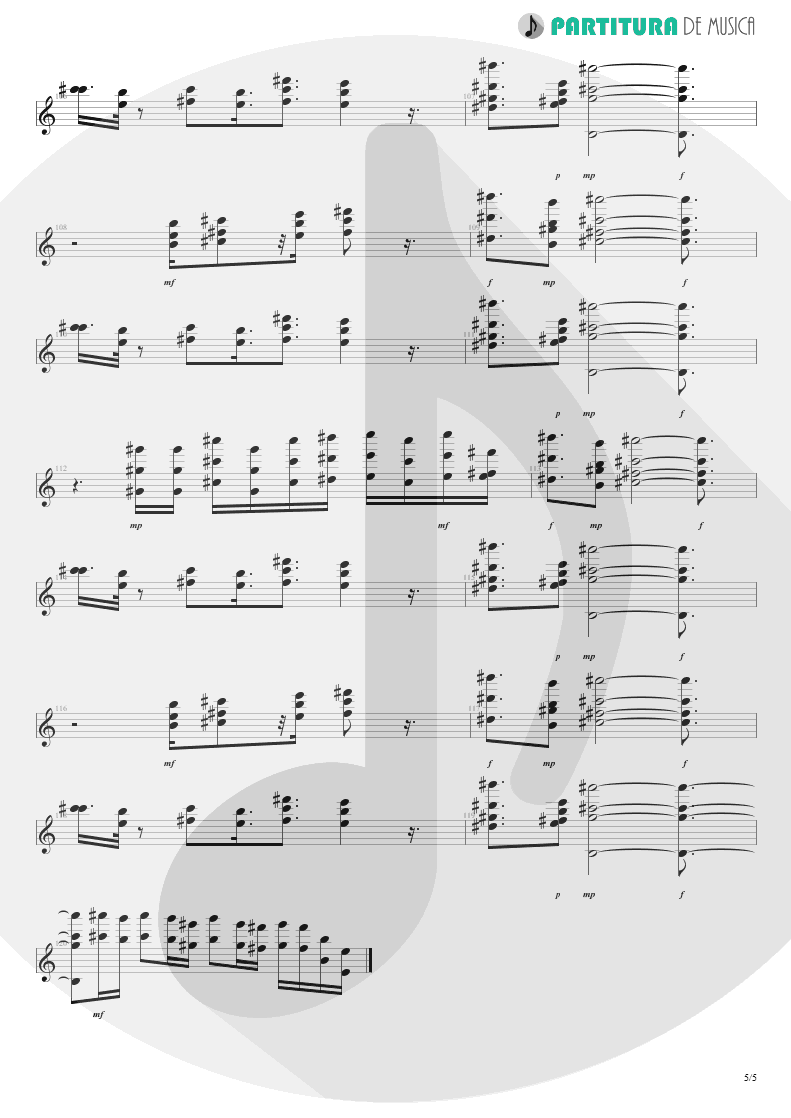 Partitura de musica de Teclado - Cosmic Girl | Jamiroquai | Travelling Without Moving 1996 - pag 5