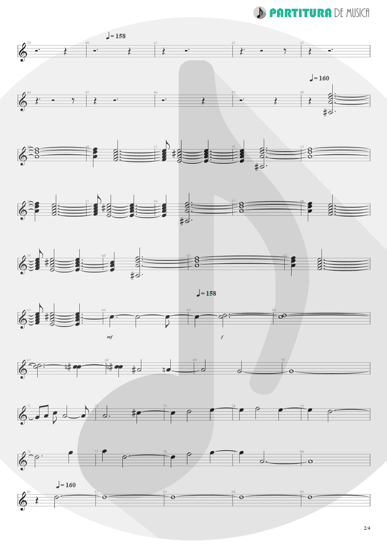 Partitura de musica de Piano - Corner Of The Earth | Jamiroquai | A Funk Odyssey 2001 - pag 2