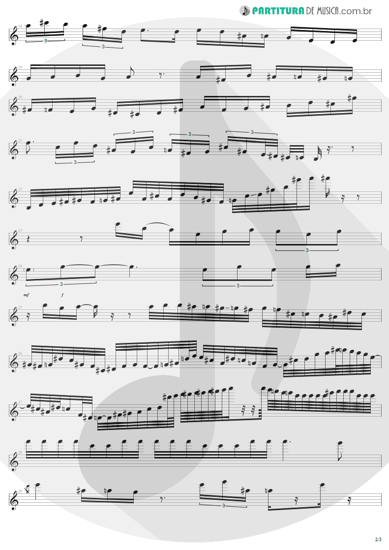 Partitura de musica de Saxofone Alto - What Goes Around Comes Around | Lenny Kravitz | Mama Said 1991 - pag 2