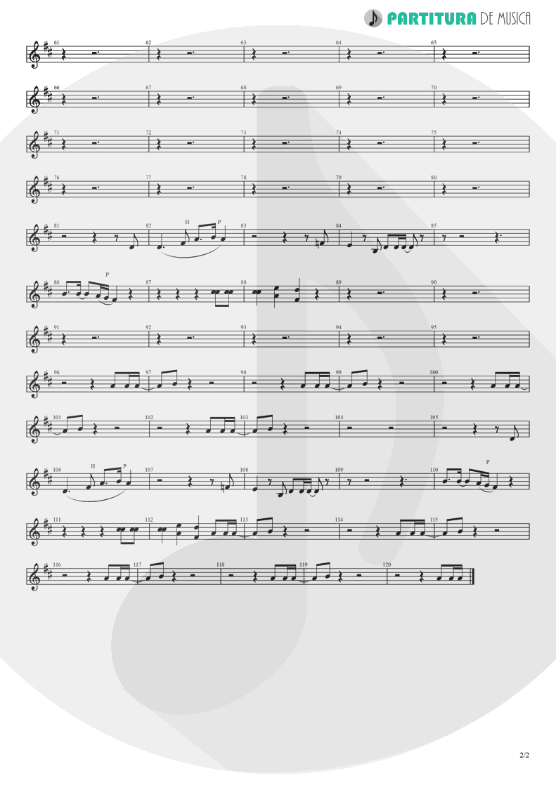 Partitura de musica de Canto - Holiday | Madonna | Madonna 1983 - pag 2