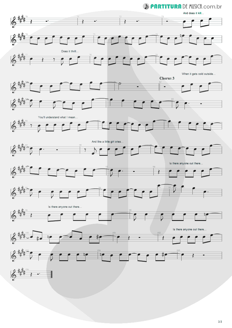 Partitura de musica de Canto - Harder To Breathe | Maroon 5 | Songs About Jane 2002 - pag 3