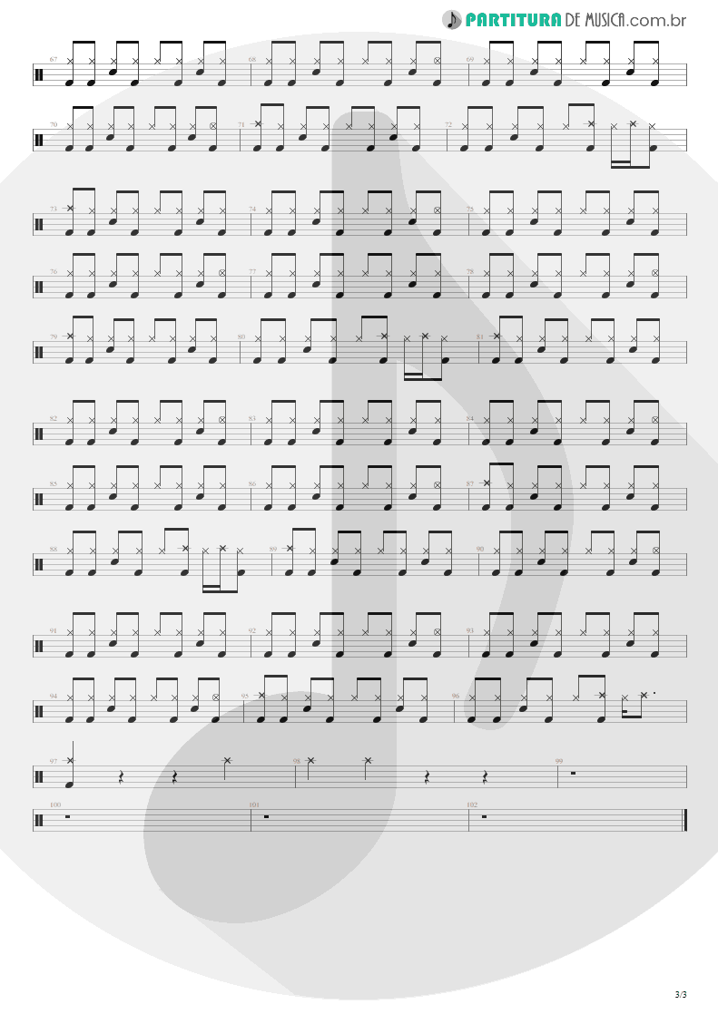 Partitura de musica de Bateria - This Love | Maroon 5 | Songs About Jane 2002 - pag 3