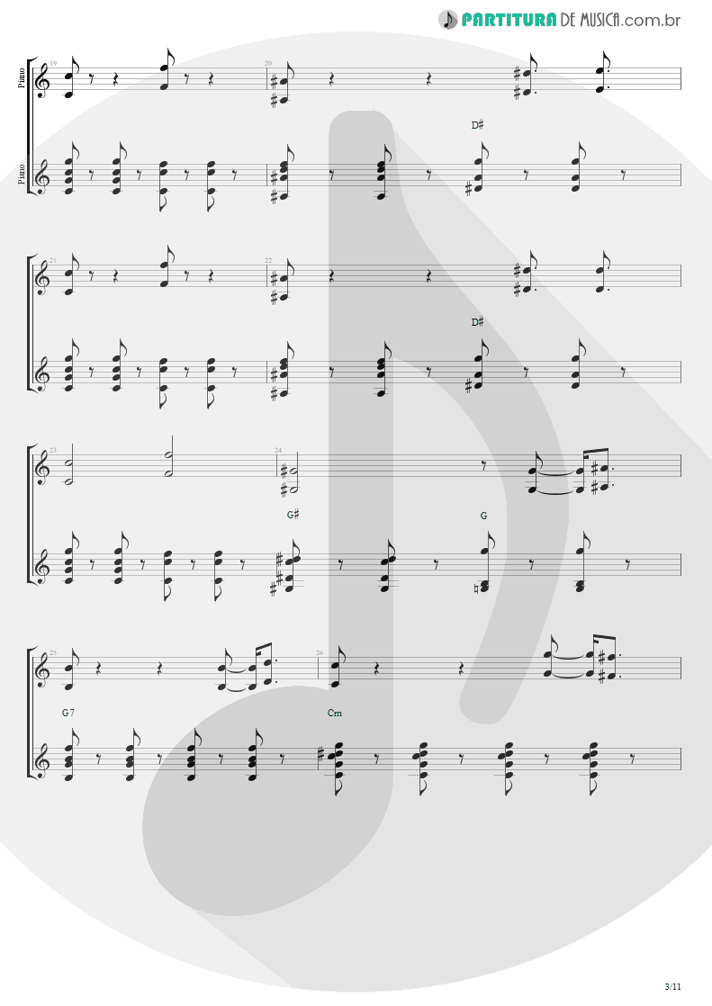 Partitura de musica de Piano - This Love | Maroon 5 | Songs About Jane 2002 - pag 3