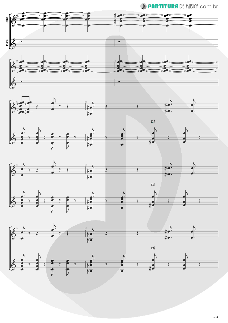Partitura de musica de Piano - This Love | Maroon 5 | Songs About Jane 2002 - pag 7
