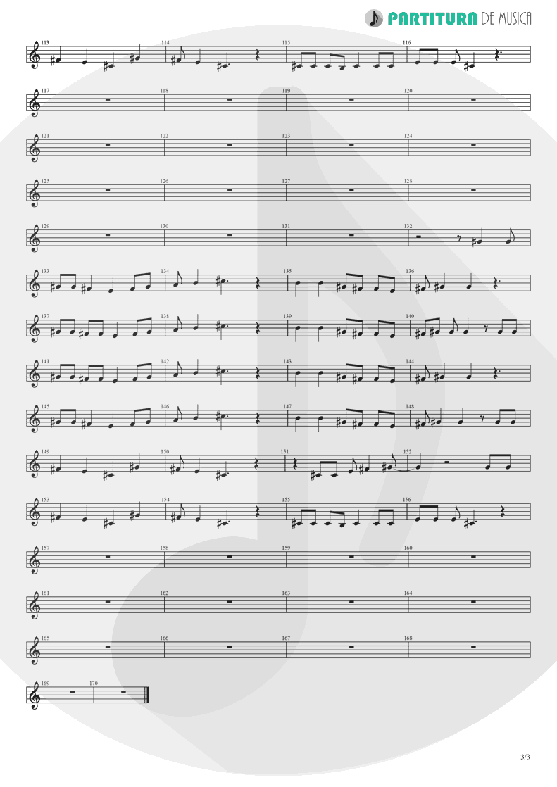 Partitura de musica de Teclado - Yumemiru Shoujo Ja Irarenai | Nanase Aikawa | Red 1996 - pag 3