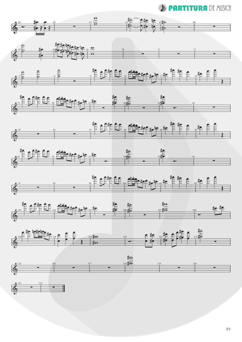 Partitura de musica de Piano - Koigokoro | Nanase Aikawa | Paradox 1997 - pag 2