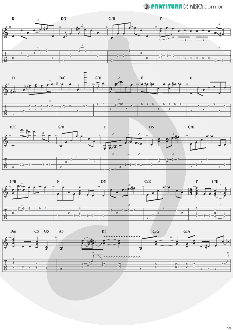 Tablatura + Partitura de musica de Guitarra Elétrica - I Don't Know | Ozzy Osbourne | Blizzard Of Ozz 1980 - pag 5