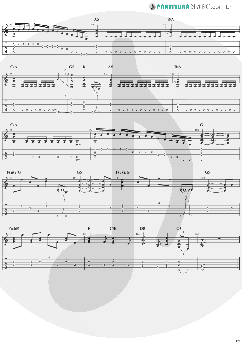 Tablatura + Partitura de musica de Guitarra Elétrica - I Don't Know | Ozzy Osbourne | Blizzard Of Ozz 1980 - pag 9