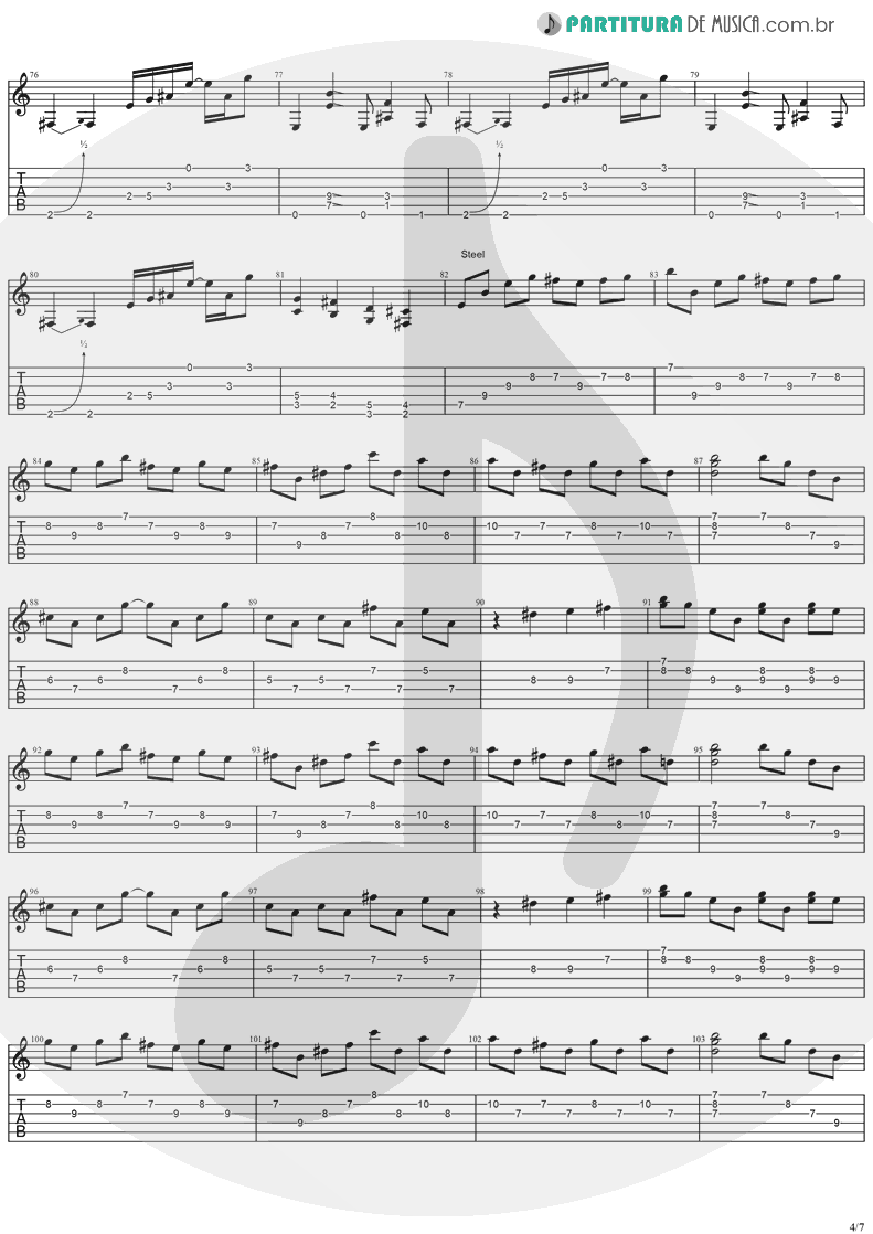 Tablatura + Partitura de musica de Violão - Revelation | Ozzy Osbourne | Blizzard Of Ozz 1980 - pag 4