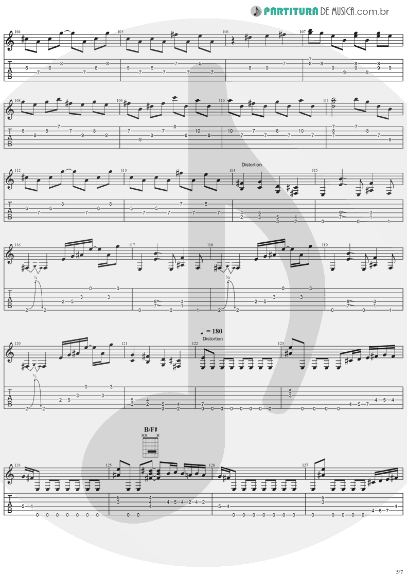 Tablatura + Partitura de musica de Violão - Revelation | Ozzy Osbourne | Blizzard Of Ozz 1980 - pag 5
