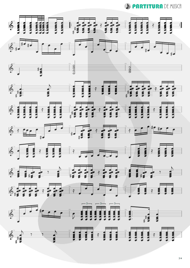 Partitura de musica de Violão - El Inclusero | Paco de Lucía | Canciones Andaluzas Para 2 Guitarras 1967 - pag 3