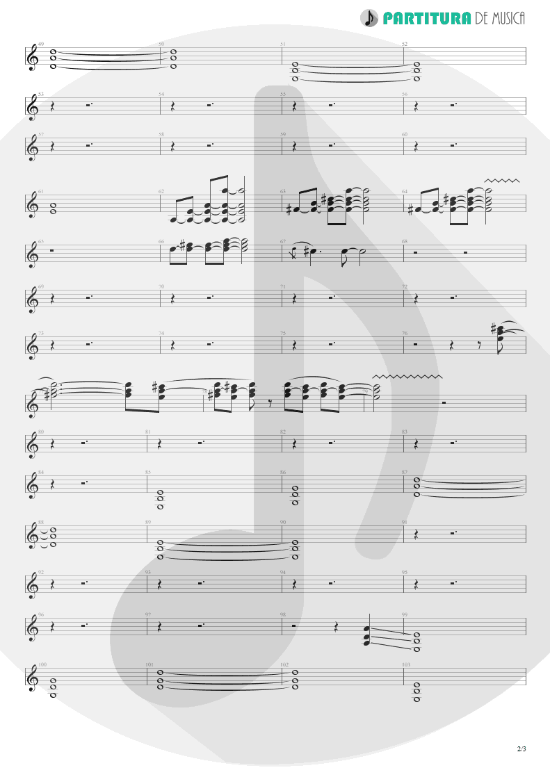 Partitura de musica de Guitarra Elétrica - A Kind Of Magic | Queen | A Kind of Magic 1986 - pag 2