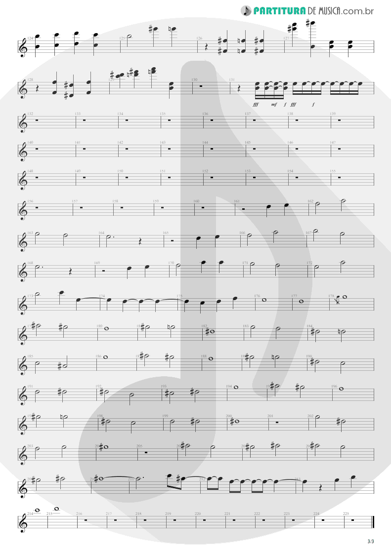 Partitura de musica de Canto - Here I Am | Shaaman | Ritual 2002 - pag 3