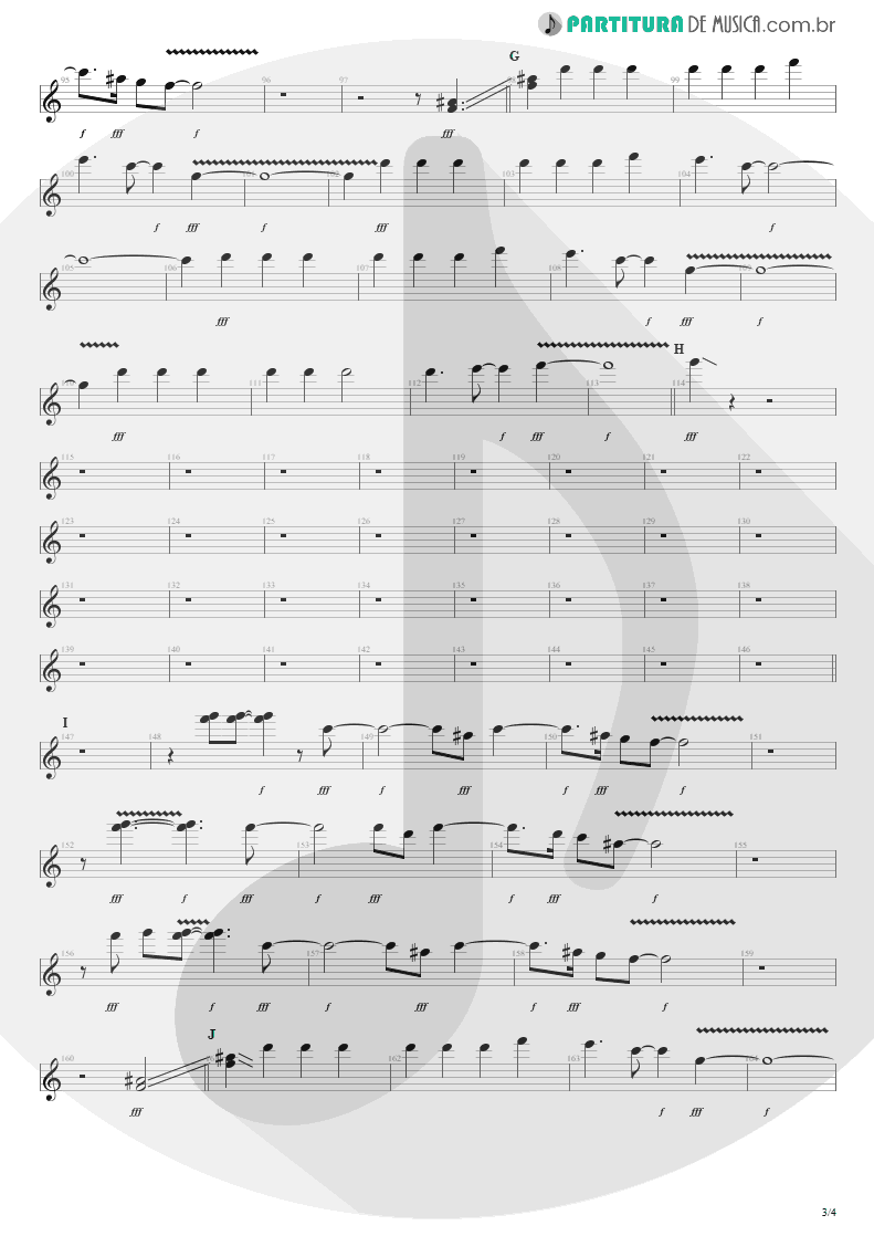 Partitura de musica de Guitarra Elétrica - Get The Hell Outta Of Here | Steve Vai | The Elusive Light and Sound Vol. 1 2002 - pag 3