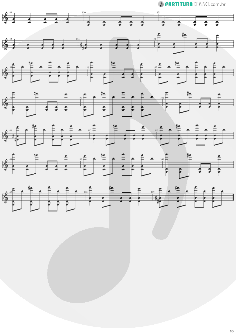 Partitura de musica de Guitarra Elétrica - Hold On To Your Dream | Stratovarius | Dreamspace 1994 - pag 3