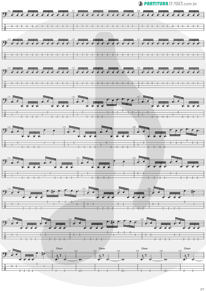 Tablatura + Partitura de musica de Baixo Elétrico - Stratovarius | Stratovarius | Fourth Dimension 1995 - pag 5