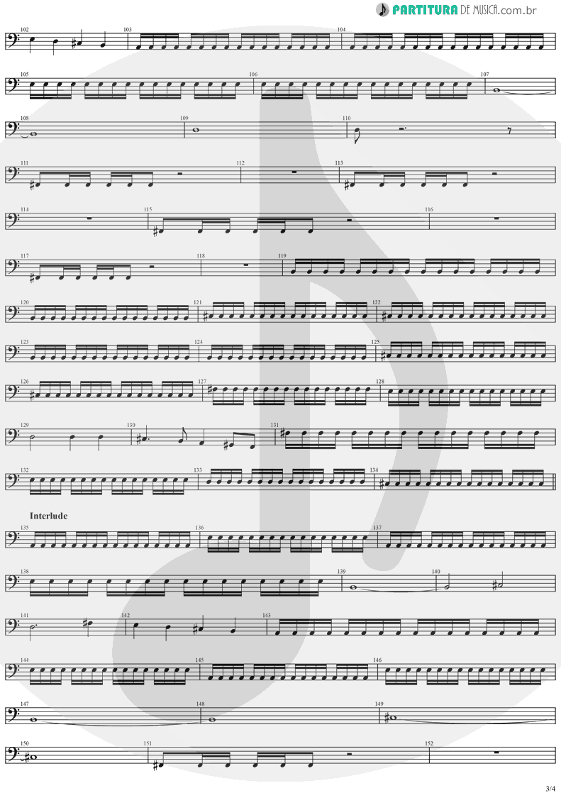Partitura de musica de Baixo Elétrico - Father Time | Stratovarius | Episode 1996 - pag 3
