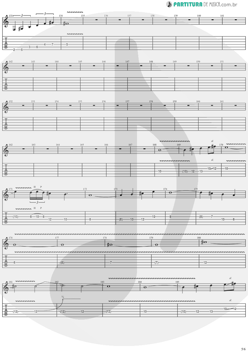 Tablatura + Partitura de musica de Guitarra Elétrica - Twilight Symphony | Stratovarius | Live Visions Of Europe 2001 - pag 5